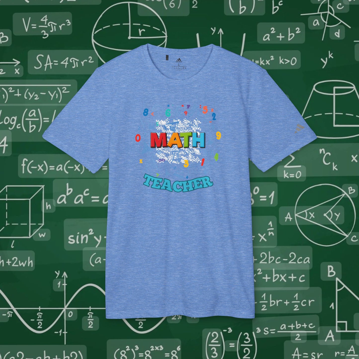 Adidas® Unisex Math Teacher Tee