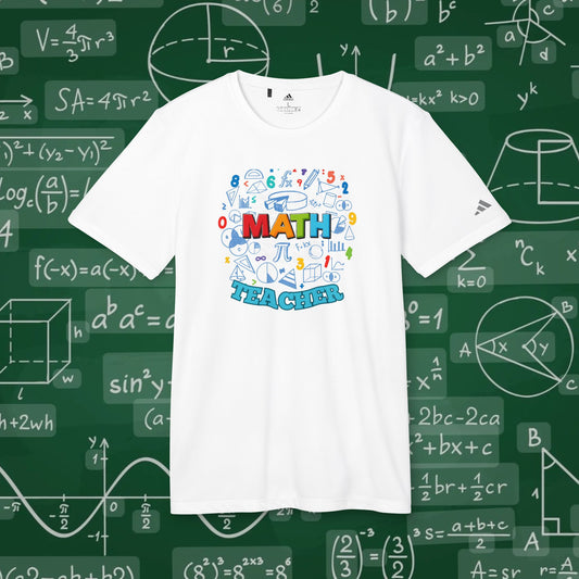 Adidas® Unisex Math Teacher Tee