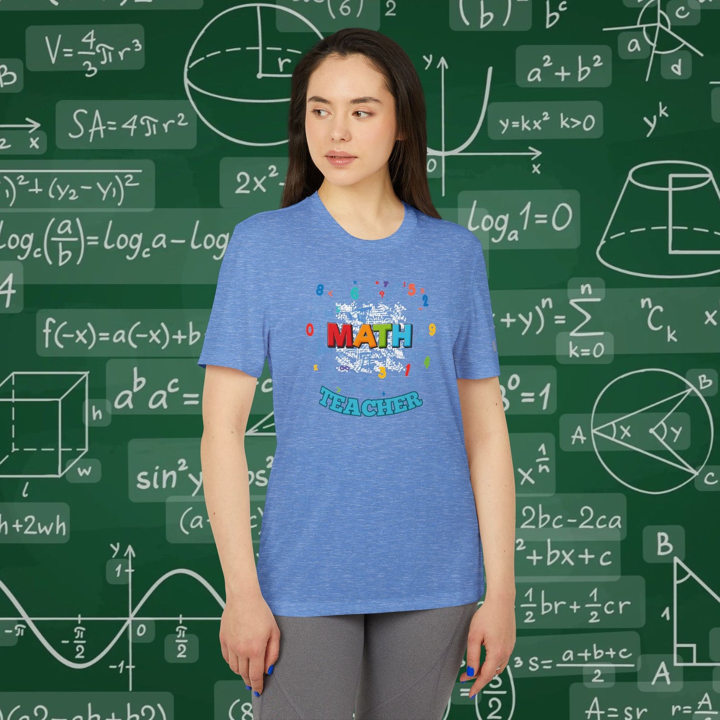 Adidas® Unisex Math Teacher Tee