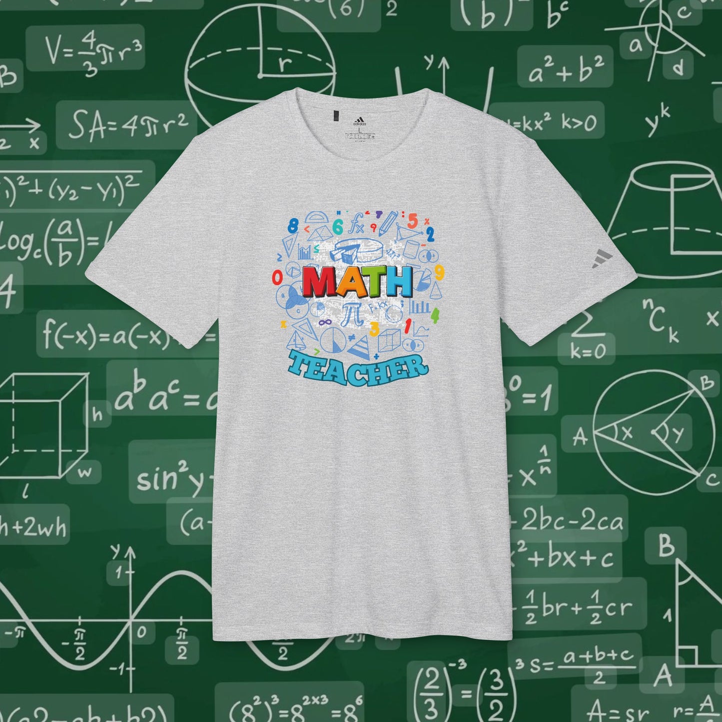 Adidas® Unisex Math Teacher Tee