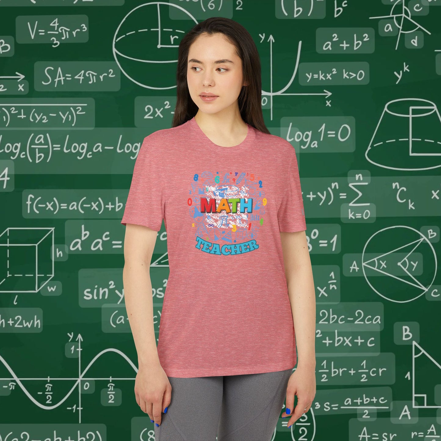 Adidas® Unisex Math Teacher Tee